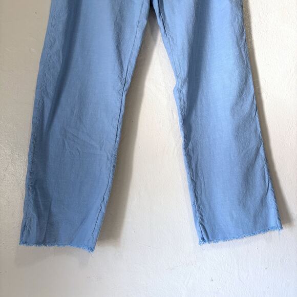 Frank & Eileen Kinsale Performance Pant Light Blue Crop Made in USA Size 4 - Picture 6 of 11
